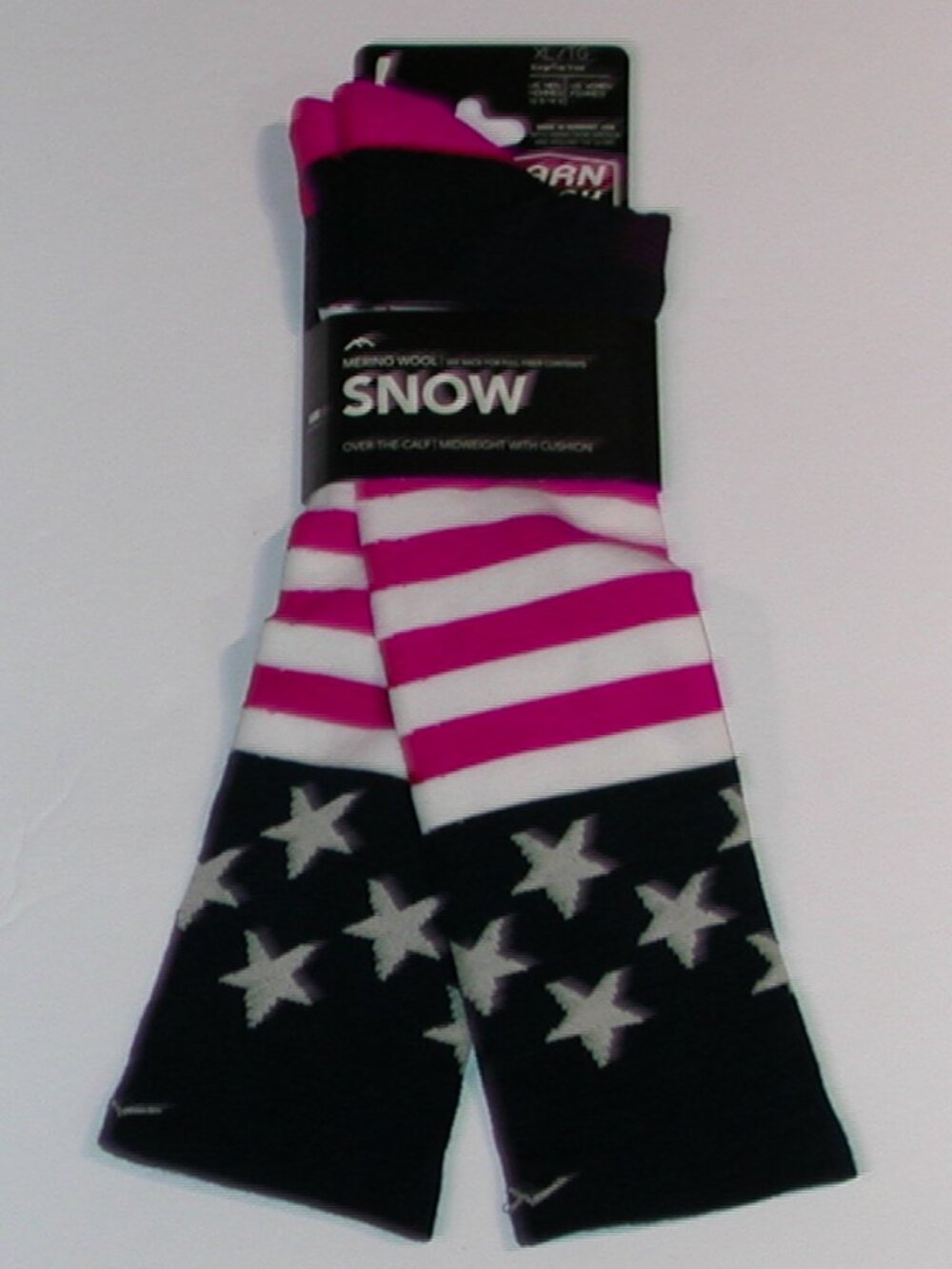 Darn Tough Captain Stripe Over-the-Calf Midweight Socks NWT Men's XL